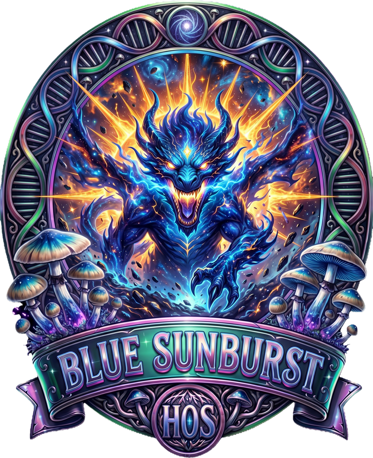 Blue Sunburst β 10ml Liquid Culture - House of Spores