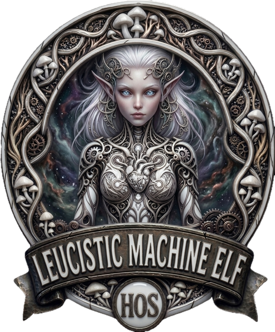 Leucistic Machine Elf – 10ml Liquid Culture - House of Spores