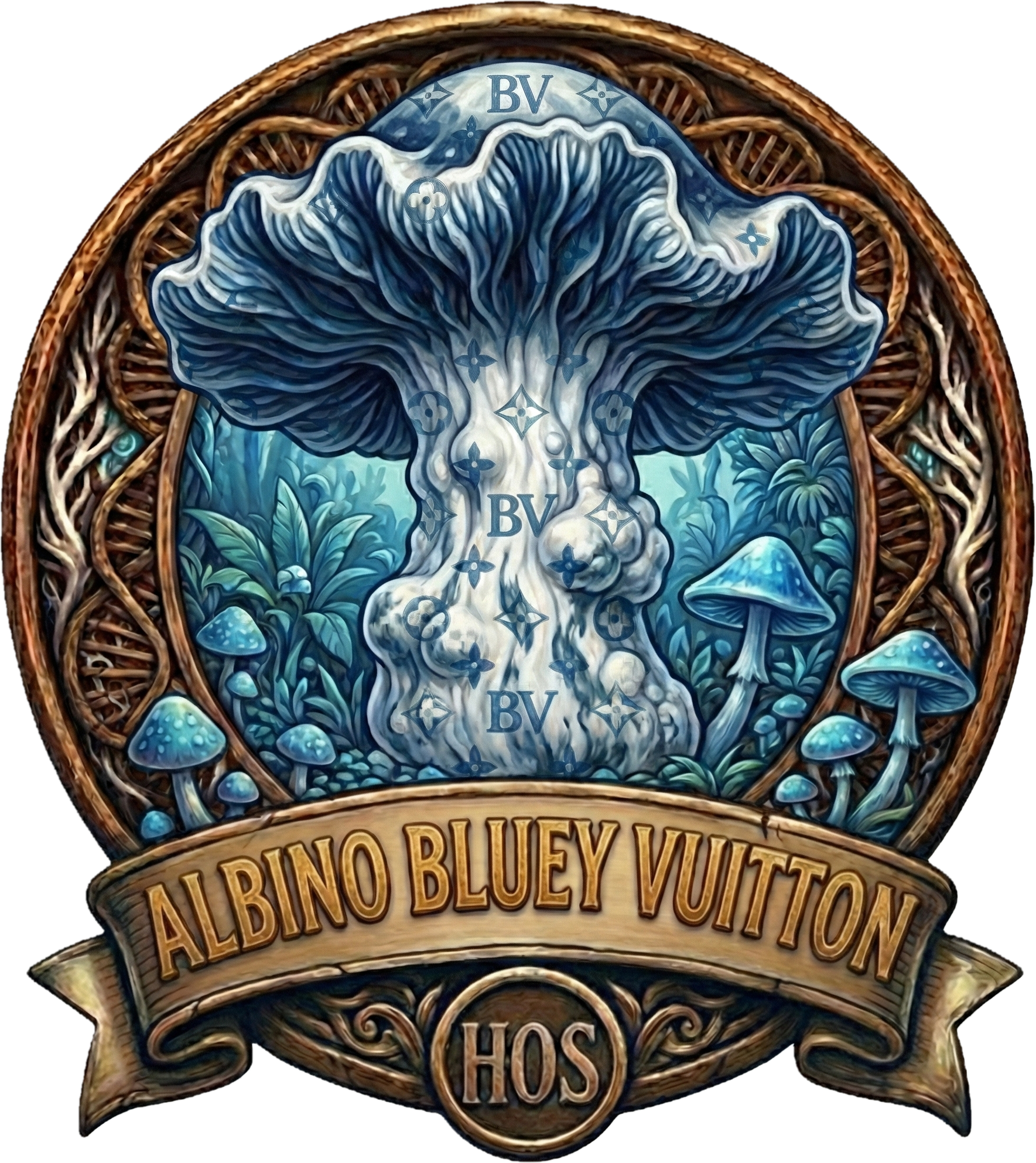 Albino Bluey Vuitton – 10ml Liquid Culture & Spore Swab - House of Spores