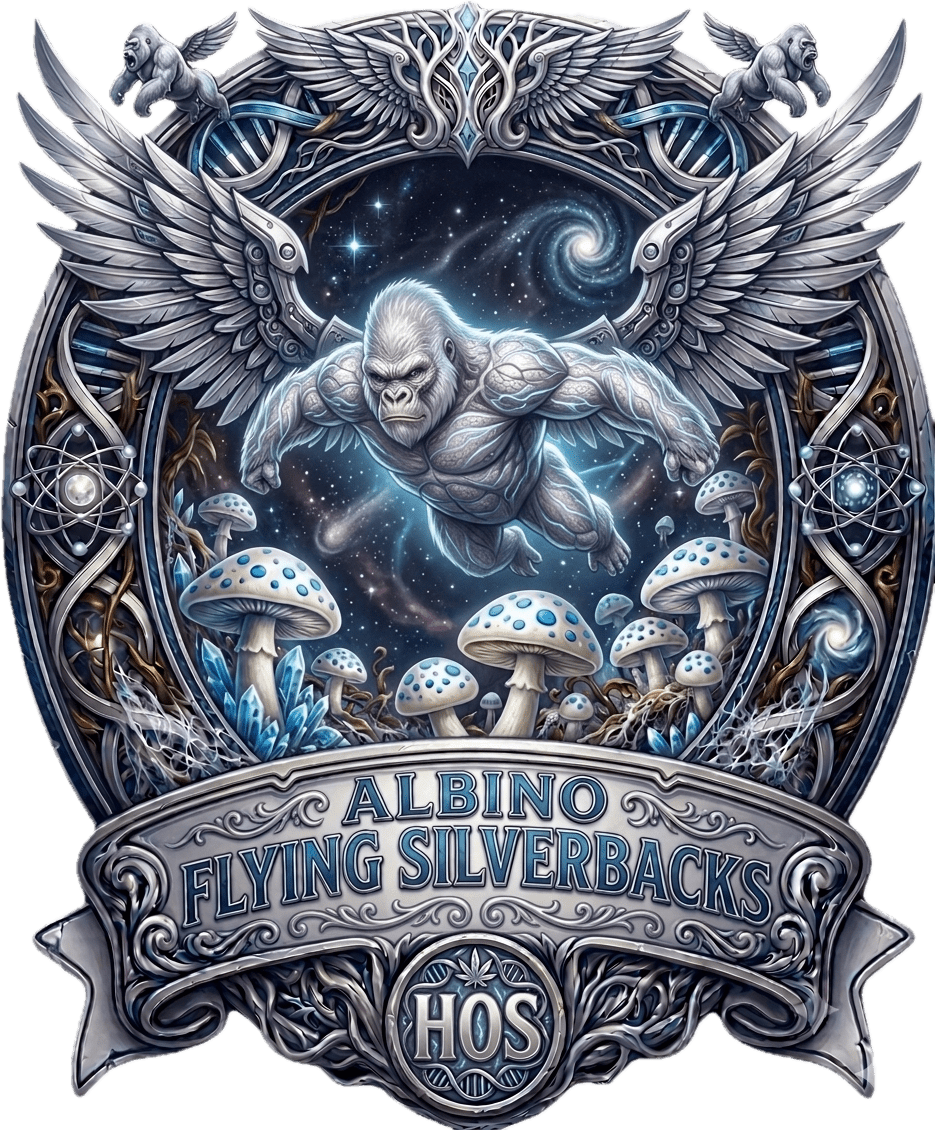 Albino Flying Silverbacks – 10ml Liquid Culture - House of Spores